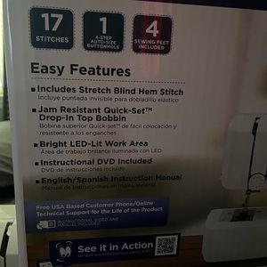 I am selling a Brother sewing machine
